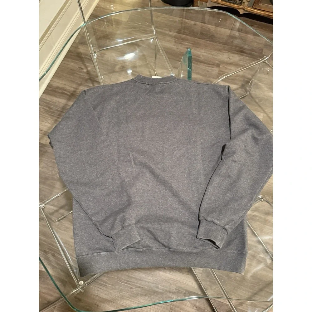 Vintage LSU Tigers Champion Men's Medium Pullover Sweatshirt Gray College Sz‎ L
